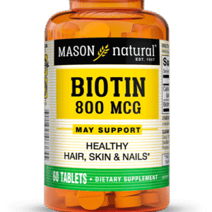 BIOTINA 800MCG MASON TABLETAS FCO X 60 UNID