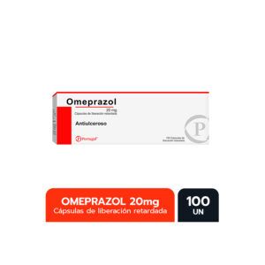 OMEPRAZOL 20 MG CAPSULAS DE LIBERACION RETARDADA