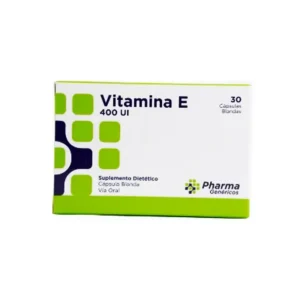 VITAMINA E 400 UI CÁPSULA BLANDA