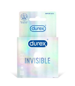 DUREX PRESERVATIVO INVISIBLE  CAJA X 3 UND