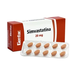 SIMVASTATINA 20 MG X 10  TABLETAS RECUBIERTAS