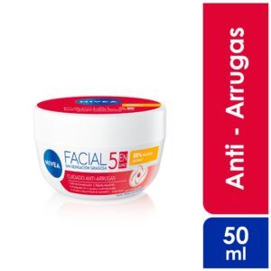 CREMA FACIAL 5 EN 1 NIVEA CUIDADO ANTIARRUGAS X 50G