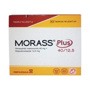 MORASS PLUS OLMES 40 + HCT 12.5MG TAB
