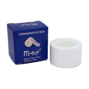 ESPARADRAPO TELA MEDICAL B&T  X 4.5 MT X 2.5 CM SEDA