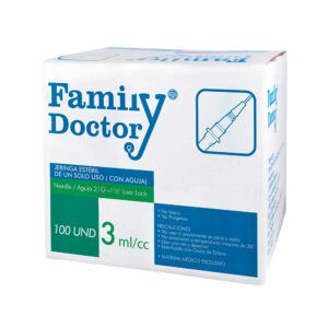 JERINGA DESCARTABLE 3 ML - AGUJA 21 G X 1 1/2