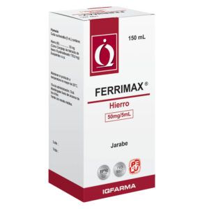 FERRIMAX 50MG/5ML JARABE - FRASCO X 150ML