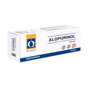 ALOPURINOL IQ 100 MG X 30 TABLETAS