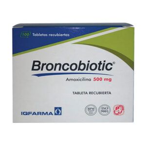 BRONCOBIOTIC CL 500 MG + 125 MG CAJA X 12 TAB
