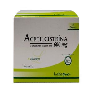 ACETILCISTEINA 600 MG SOBRE