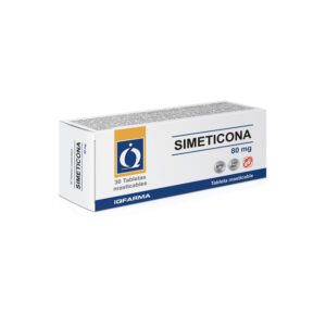 SIMETICONA 80 MG TABLESTAS MASTICABLES