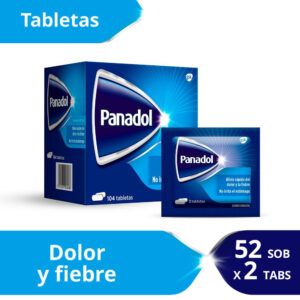 PANADOL 500MG SOBRE X 2 TABLETAS