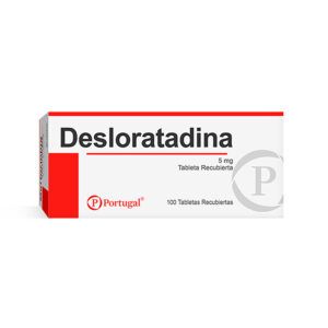 DESLORATADINA 5 MG PORTUGAL X 100