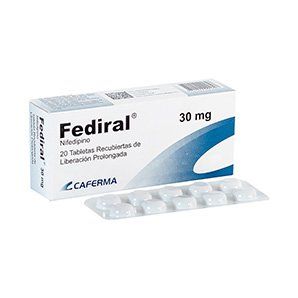 FEDIRAL  30 MG NIFEDIPINO
