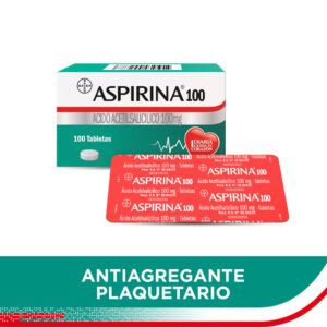 ASPIRINA AAS 100 MG CAJA X 100