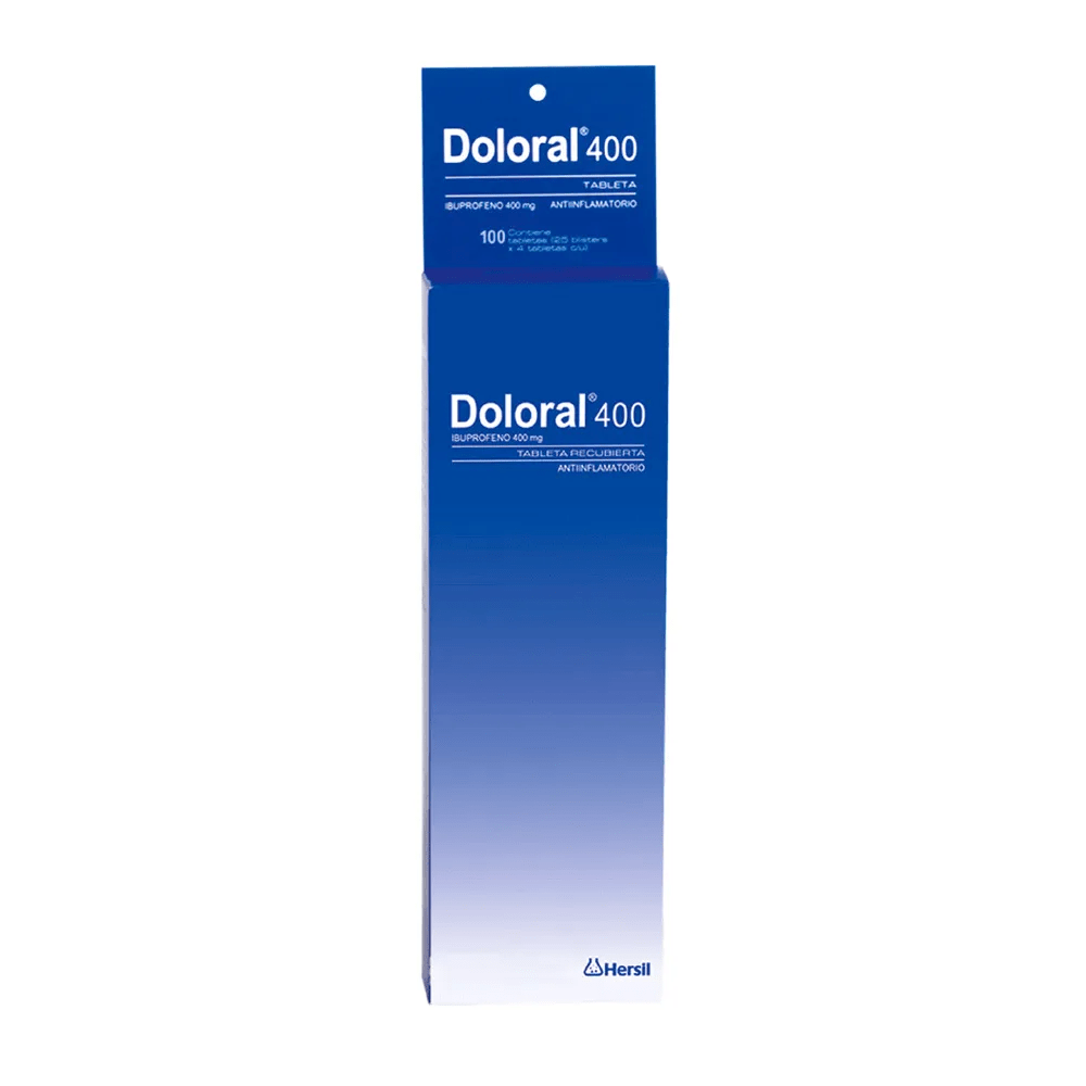 DOLORAL 400 MG TABLETA RECUBIERTA CAJA X100 UND - Botica HelpMed
