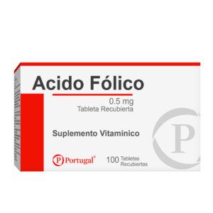 ACIDO FOLICO 0.5 MG X 100 TAB