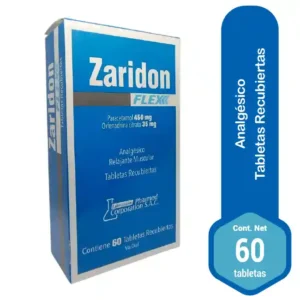 ZARIDON FLEX X 60 TAB/ ORFENADRINA + PARACETAMOL