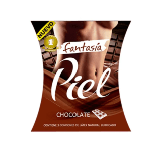 PRESERVATIVO PIEL CHOCOLATE  CAJA X 3 UND