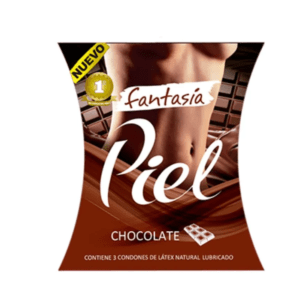 PRESERVATIVO PIEL CHOCOLATE  CAJA X 3 UND