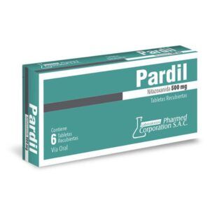 PARDIL 500MG - CAJA X 6 TABLETAS RECUBIERTAS