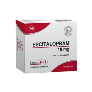 ESCITALOPRAM 10 MG TABLETA RECUBIERTA