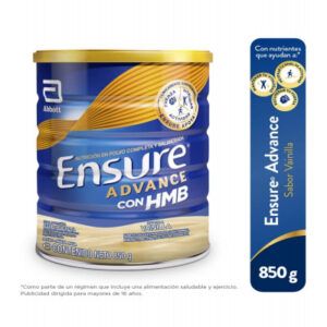 ENSURE ADVANCE CON HMB SABOR A VAINILLA X 850 G