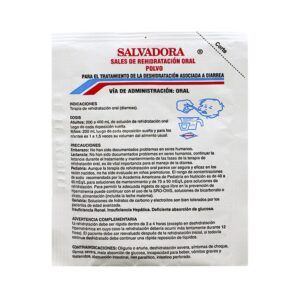 SALES DE REHIDRATACIÓN ORAL SALVADORA SOBRE
