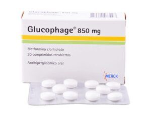 GLUCOPHAGE 850 – CAJA X 30 COMPRIMIDOS RECUBIERTOS