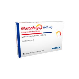GLUCOPHAGE 1000 MG CAJA X 30 UNID