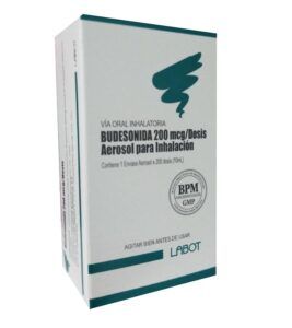 BUDESONIDA 200 MCG X 200 DOSIS