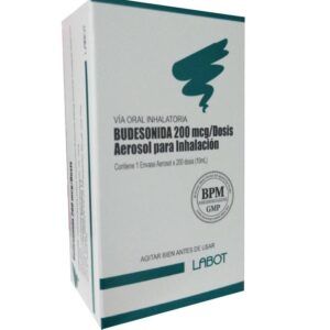 BUDESONIDA 200 MCG X 200 DOSIS