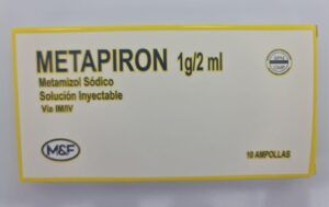 METAPIRON 1G/ 2ML IM I.V X 10 AMP./ METAMIZOL SODICO