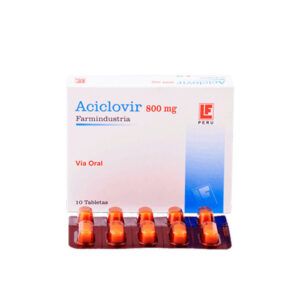 ACICLOVIR 800 MG FARMDTRIA X 10 TABLETAS