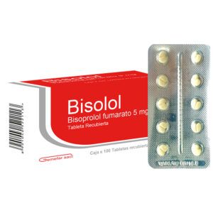 BISOLOL 5 MG BISOPROLOL CAJA X 100 TAB