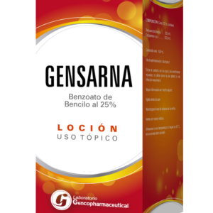 GENSARNA 25% LOCION/BENZOATO DE BENCILO - FRASCO 60 ML