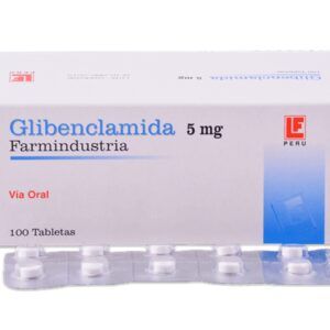 GLIBENCLAMIDA 5 MG TABLETAS