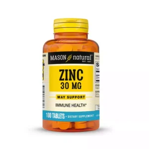 ZINC 30MG MASON TABLETA X 100 UNID