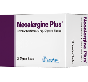 NEOALERGINE PLUS X30 CAPS./ CETIRIZINA CLORHIDRATO 10 MG