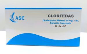 CLORFEDAS 10 MG/1ML INY CLORFENAMINA X 10 INY