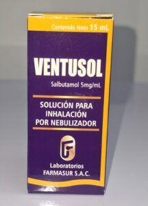 VENTUSOL 5MG/ML SALBUTAMOL X 15 ML