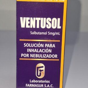 VENTUSOL 5MG/ML SALBUTAMOL X 15 ML