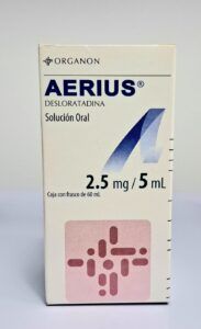 AERIUS 2.5MG/5ML DESLORATADINA X 60ML
