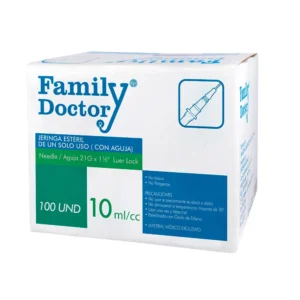 JERINGA DESCARTRABLE 10 ML - AGUJA 21 G X 1 1/2
