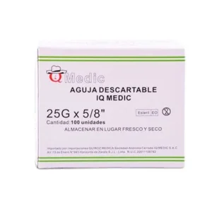 AGUJA HIPODERMICA NUMERO 25 G X 5/8