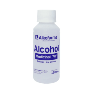 ALCOHOL MEDICINAL 70° SOLUCIÓN X 120 ML