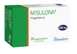 MISULONA 200MG X 10 CAP. BLANDAS/PROGESTERONA