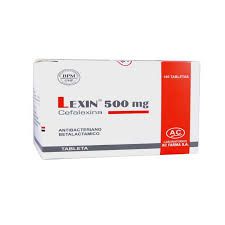 LEXIN 500MG CEFALEXINA TAB CAJA X 50
