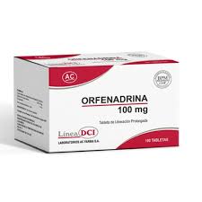 ORFENADRINA 100 MG TABLETA LP