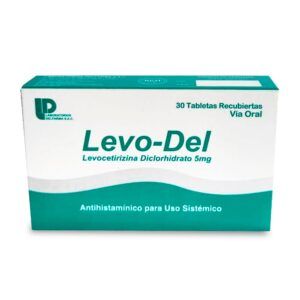 LEVO-DEL 5 MG LEVOCETIRZINA CAJA X 100 TAB