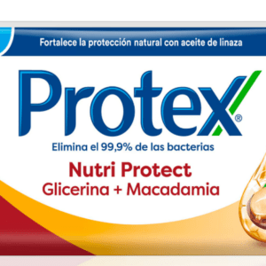 JABÓN PROTEX EN BARRA GLICERINA +MACADAMIA  X 110 G